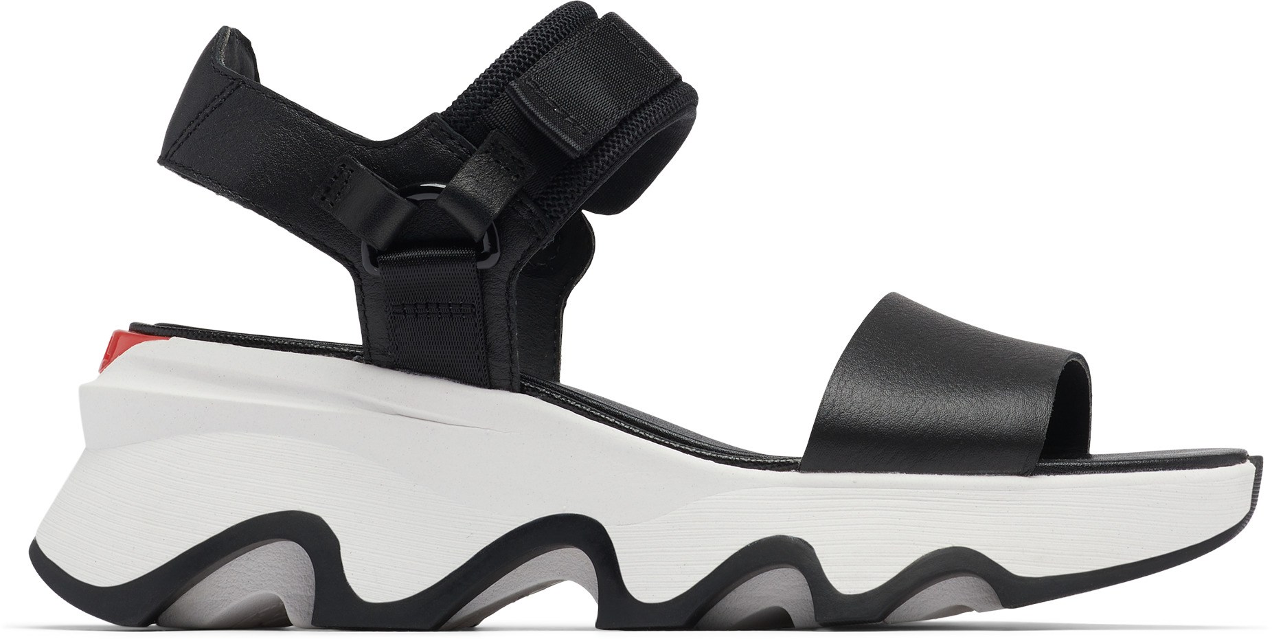 женские спортивные сандалии на платформе с ремешком на щиколотке kinetic impact sorel Высокие сандалии Kinetic с Y-образным ремешком — женские Sorel, черный