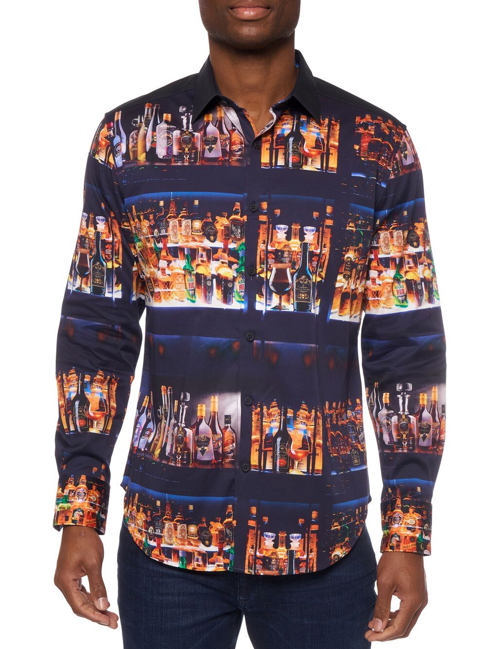 

Рубашка с воротником Whiskey In Jar Robert Graham, разноцветный