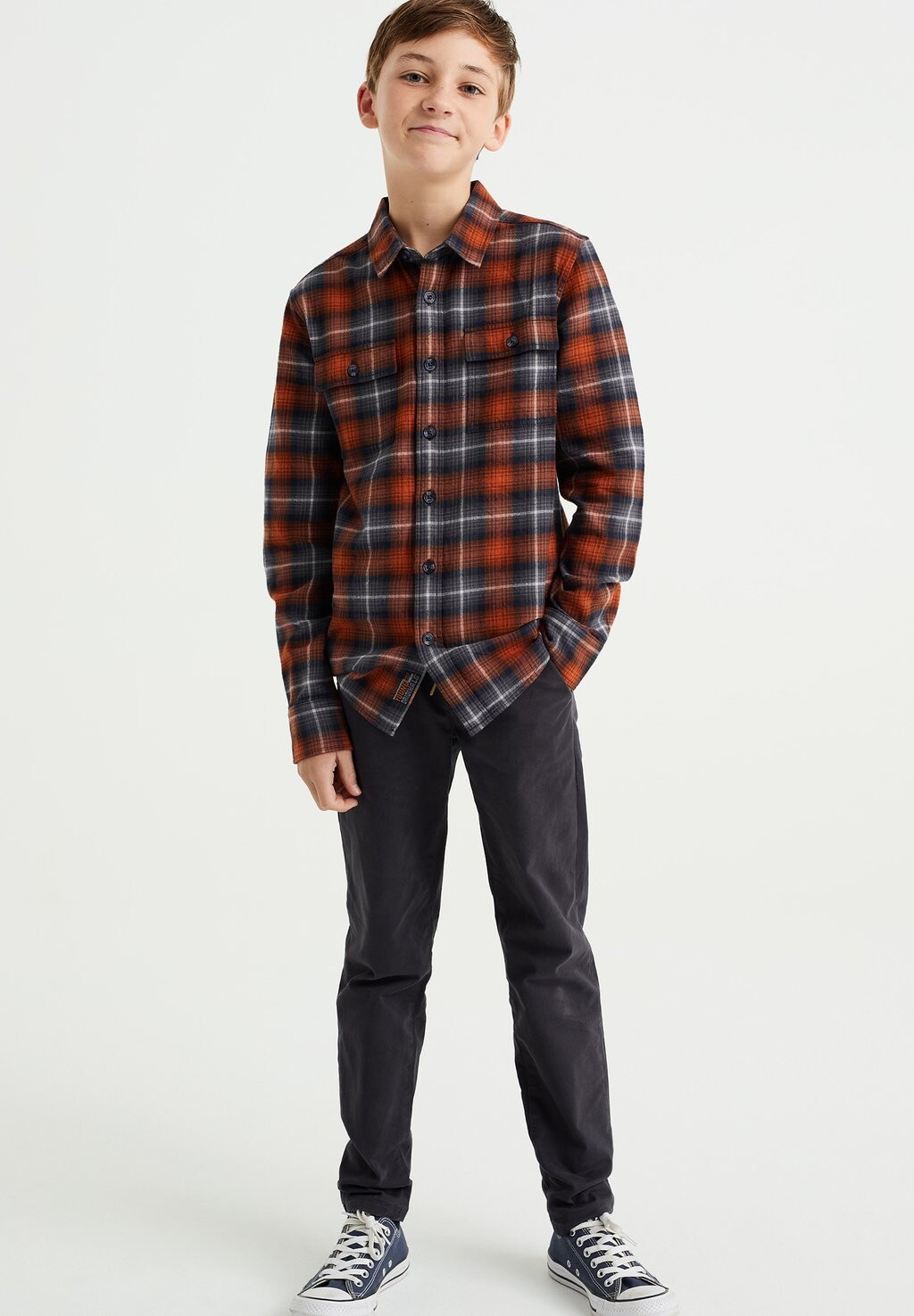 

Рубашка OVER MET DESSIN WE Fashion, цвет orange