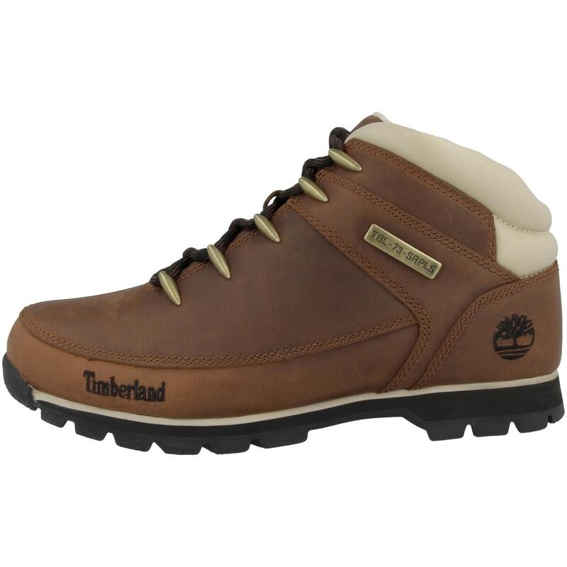Мужские ботинки Euro Sprint Mid Hiker на шнуровке TIMBERLAND, цвет braun