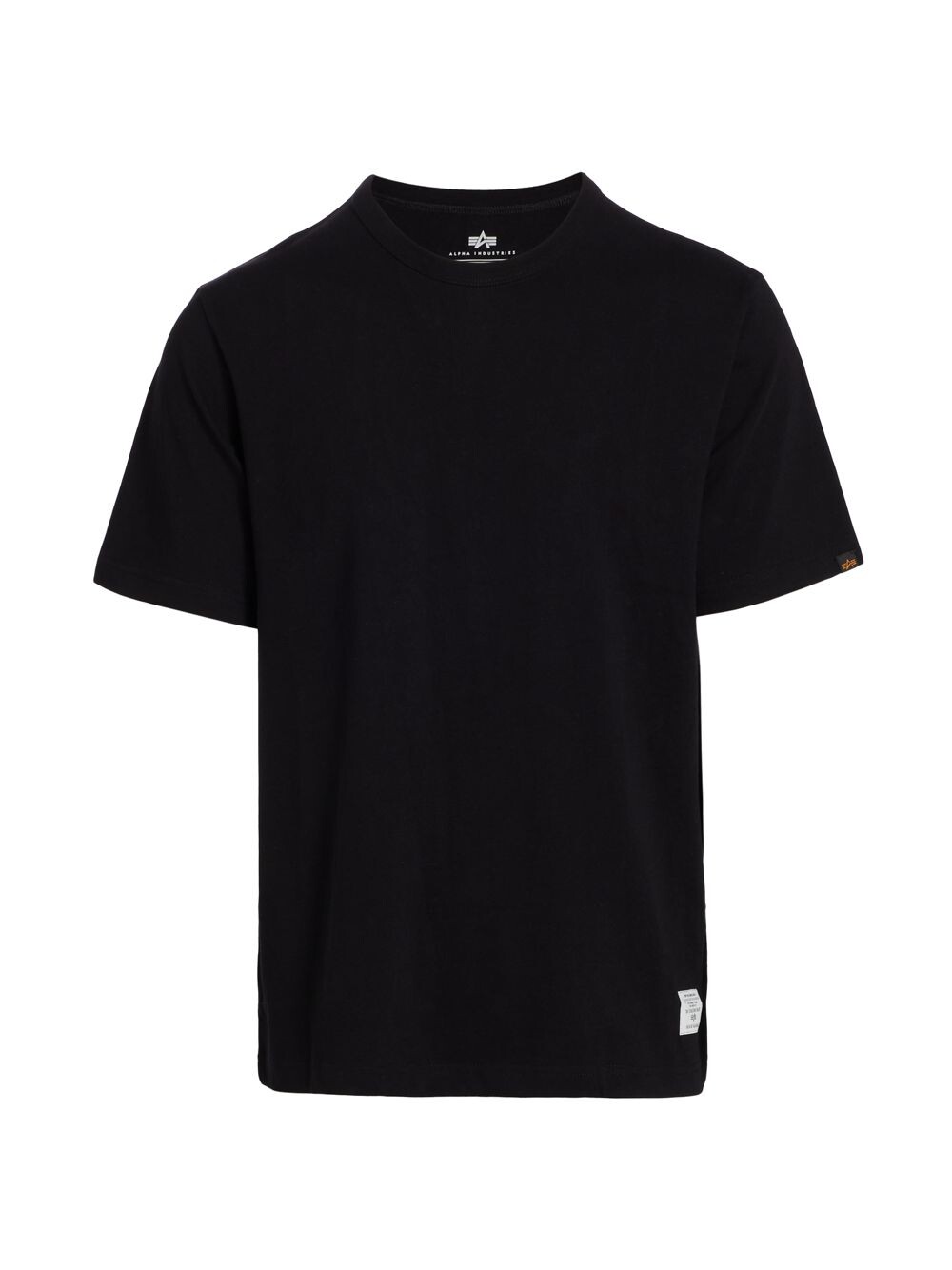 

Хлопковая футболка Essential с короткими рукавами Alpha Industries, черный