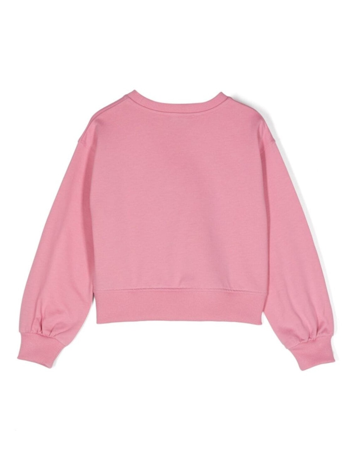 

Moschino Kids толстовка с надписью, розовый