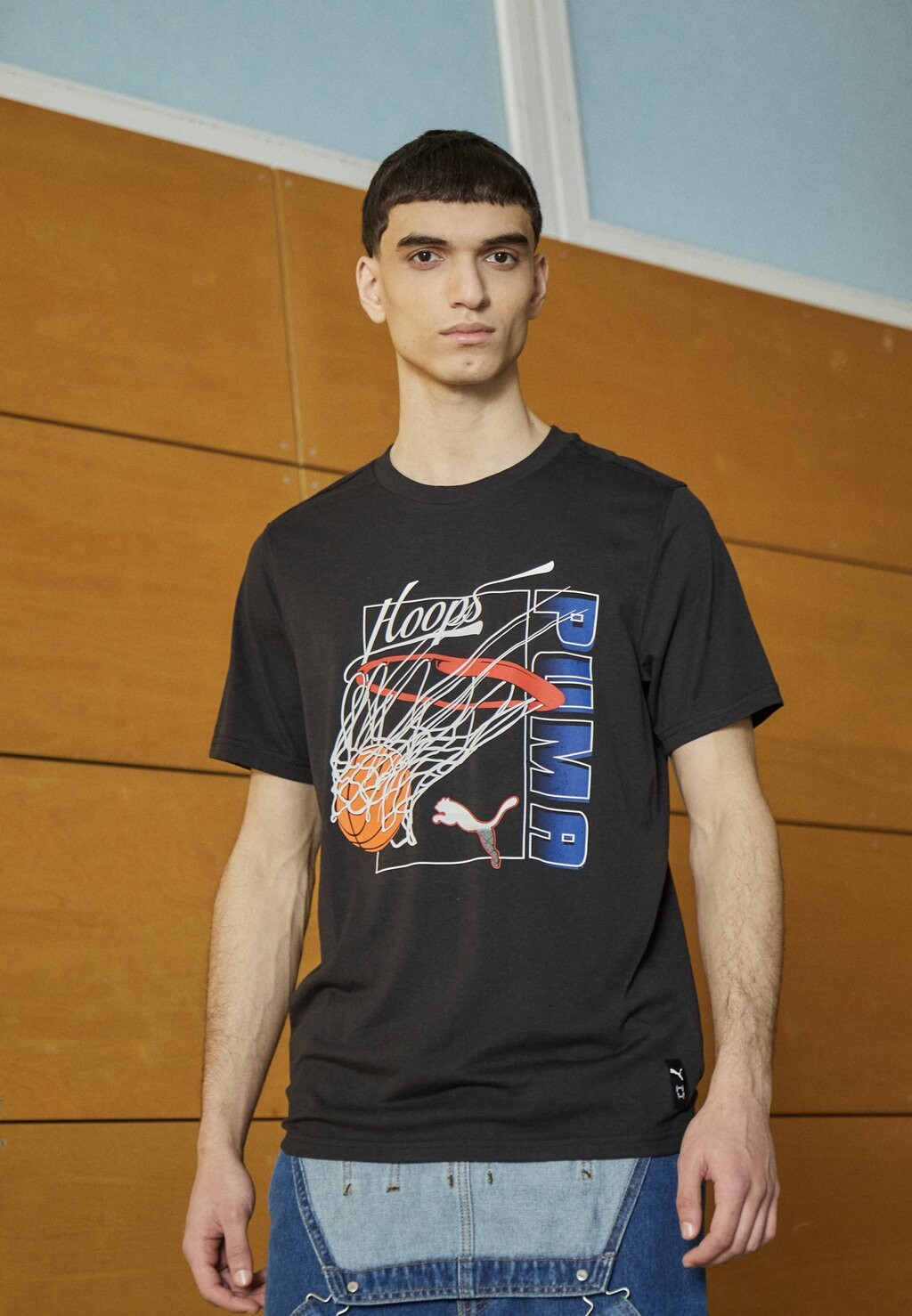 

Футболка с принтом Swished Tee Puma, черный