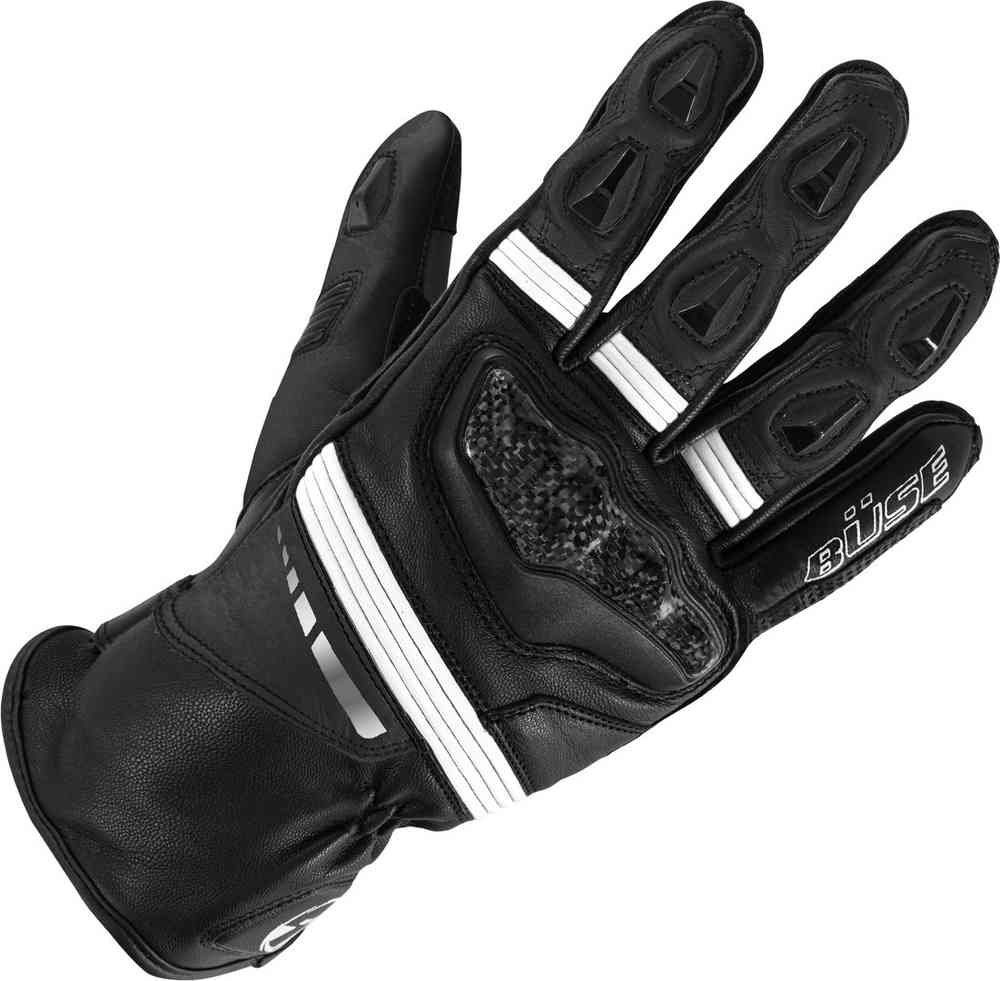 Мотоциклетные перчатки для спасения Büse, черно-белый