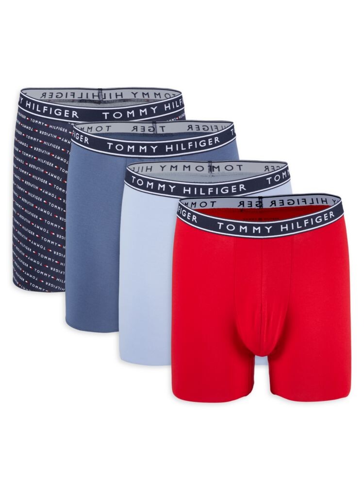

Комплект из 4 трусов-боксеров Tommy Hilfiger, цвет Atlantic