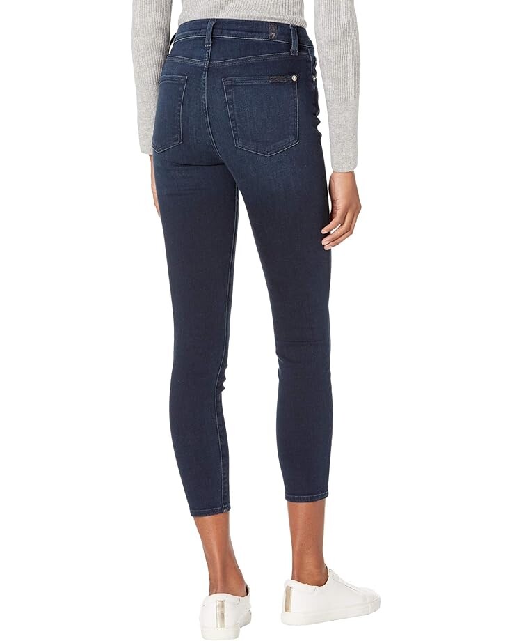 

Джинсы 7 For All Mankind High-Waist Ankle Skinny in Delancy, цвет Delancy