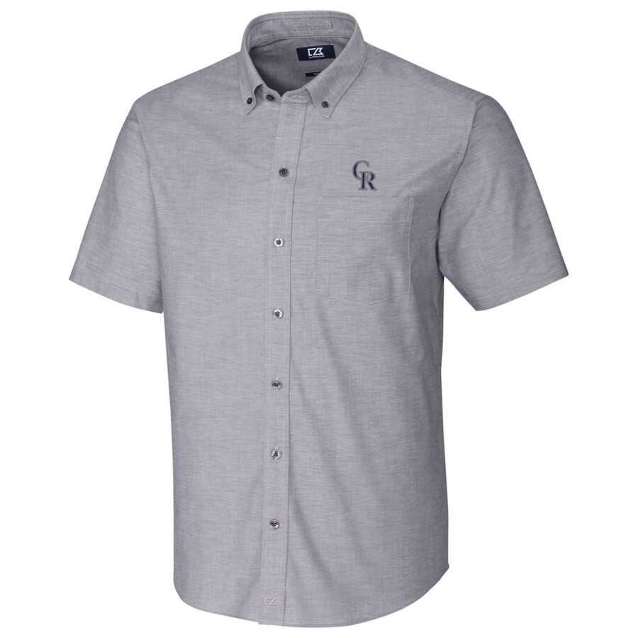 

Рубашка Cutter & Buck Colorado Rockies, угольный