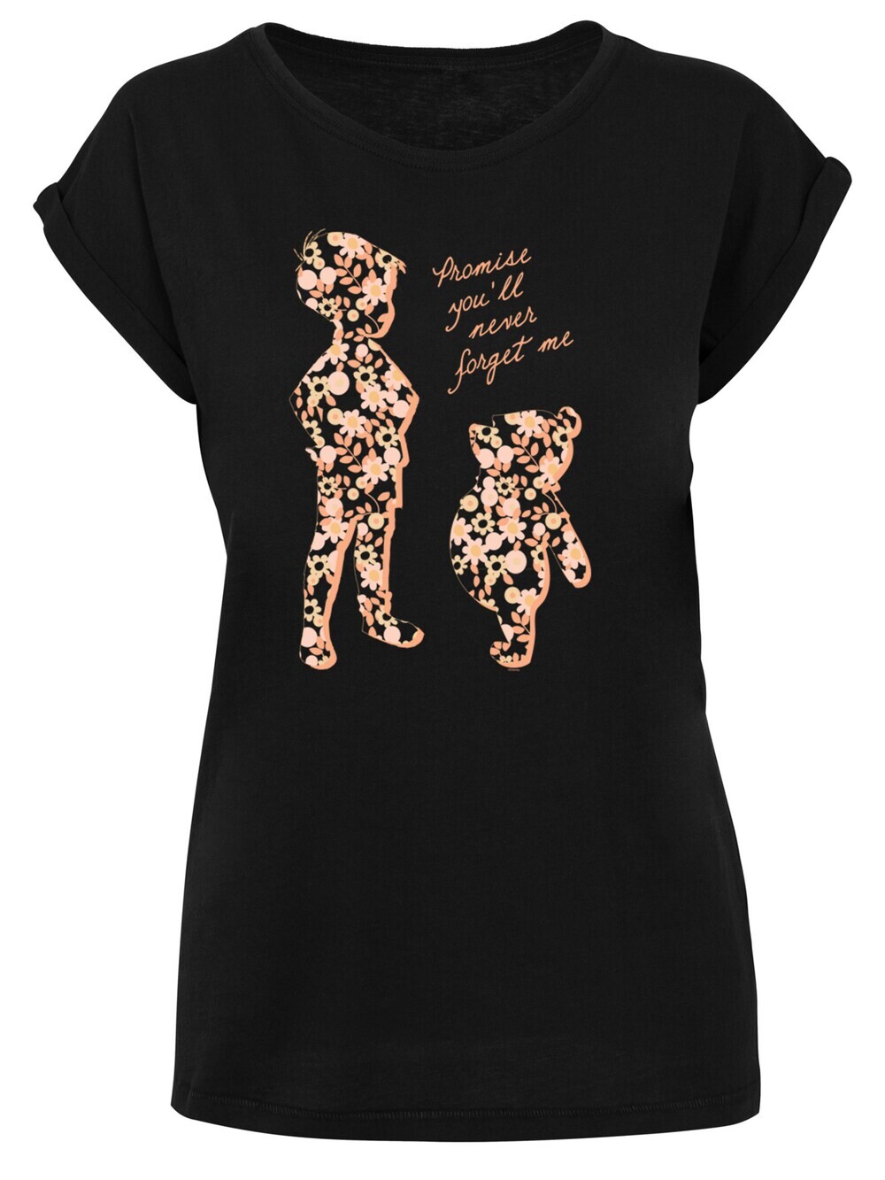 

Рубашка F4Nt4Stic Disney Winnie Puuh Der Bär Promise Never Forget, черный