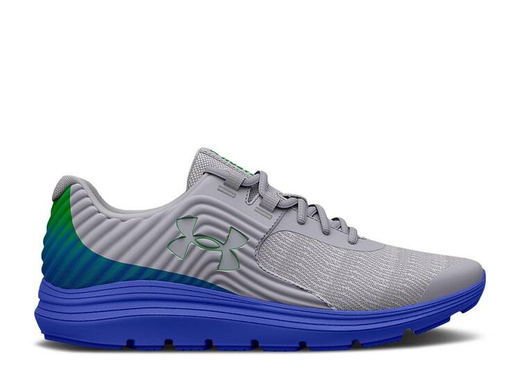 

Кроссовки Under Armour OUTHUSTLE PRINTED GS 'MOD GREY VERSA BLUE', серый