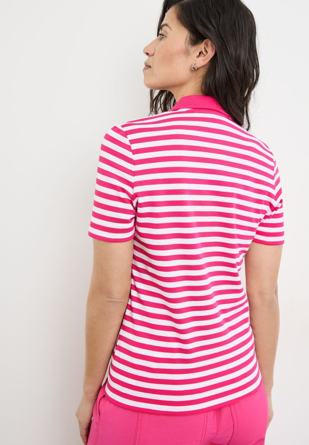 

Рубашка поло ARM GESTREIFTES Gerry Weber, розовый