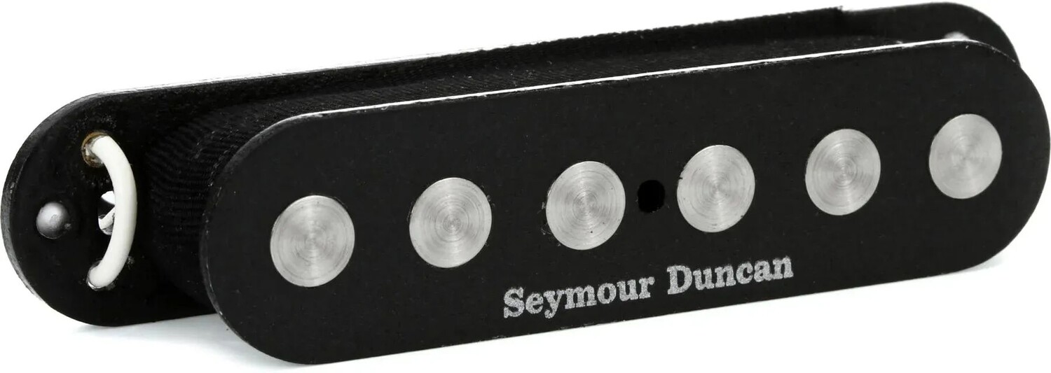 

Звукосниматель Seymour Duncan SSL-4, четвертьфунтовый, с плоским полюсом, средний (RWRP), стратовый, с одной катушкой - черный