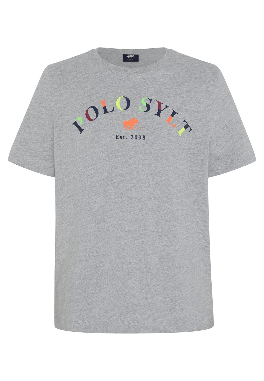 

Футболка с принтом NORMALE PASSFORM Polo Sylt, цвет neutral gray melange