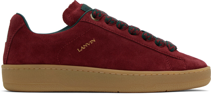 

Темно-красные кроссовки Curb Lite Lanvin