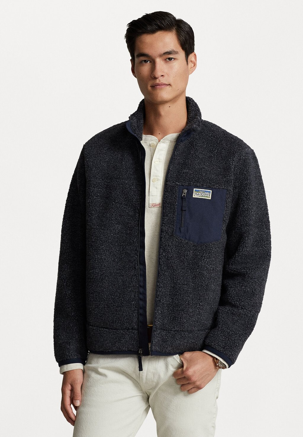 

Флисовая куртка Jacket Long Sleeve Polo Ralph Lauren, цвет aviator navy