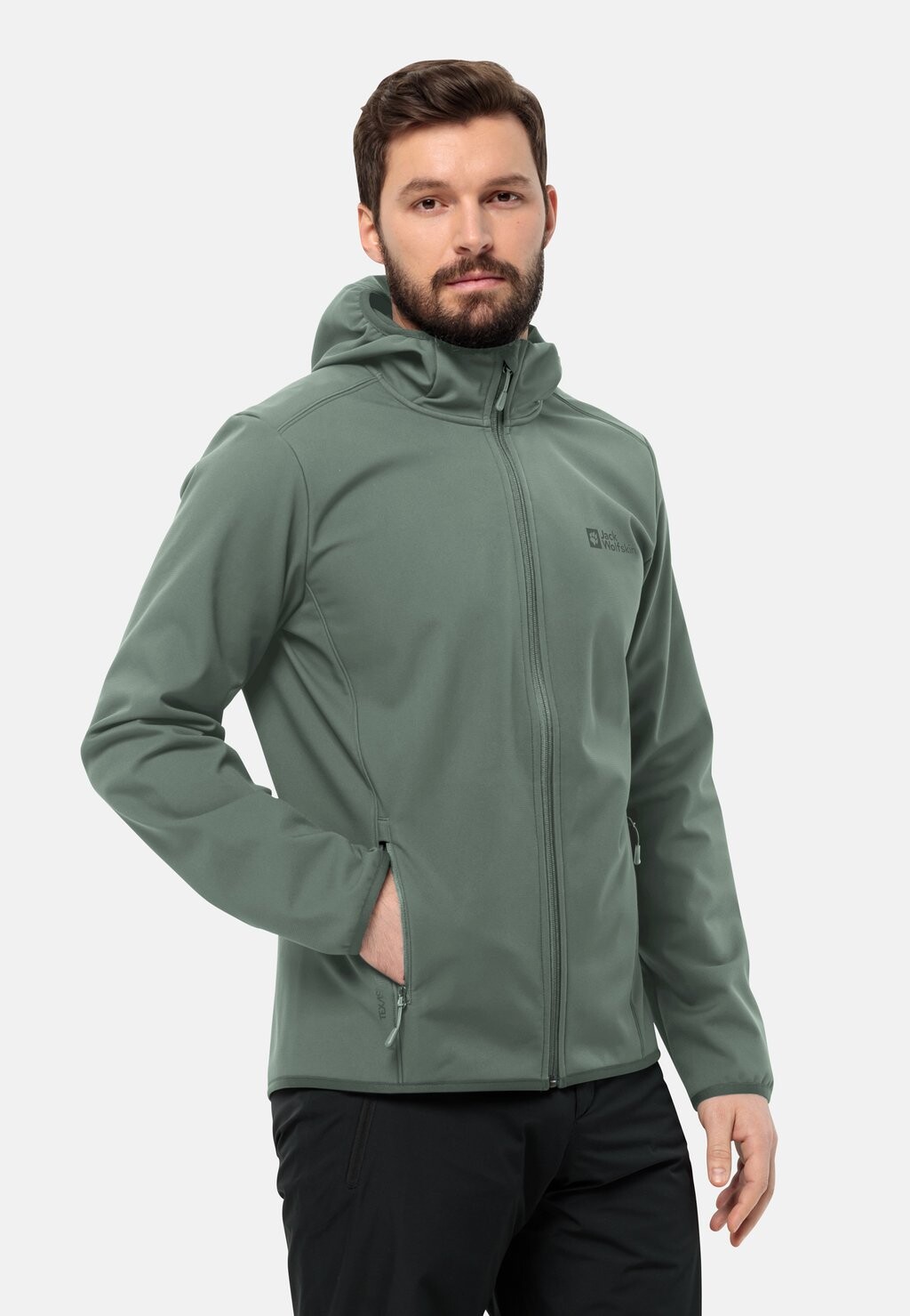 

Куртка Softshell BORNBERG Jack Wolfskin, цвет hedge green
