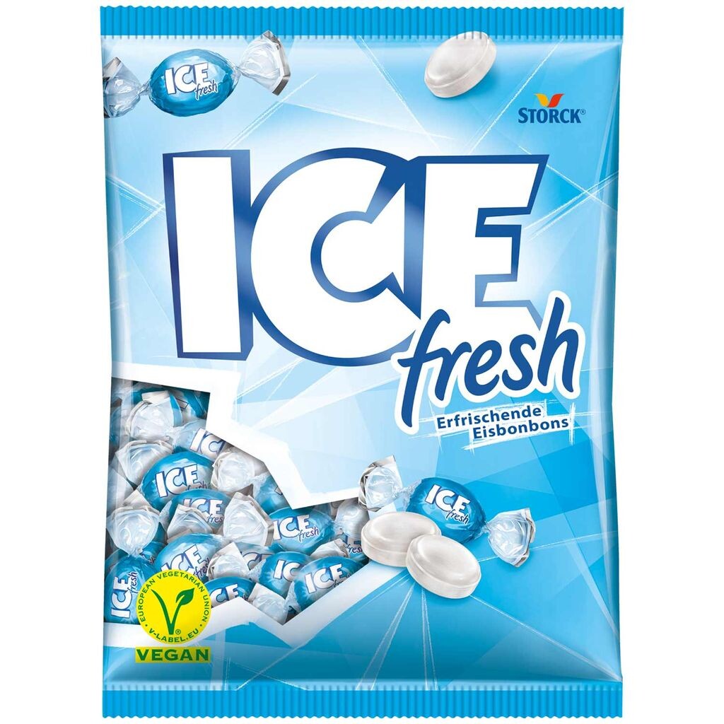 

Ледяная конфета Storck Ice Fresh с характерным вкусом 425г