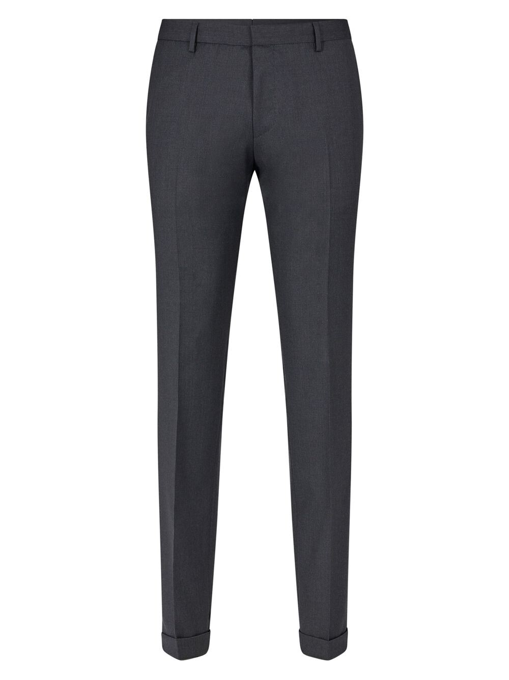 

Брюки Extra Slim Fit из натуральной шерсти BOSS, серый