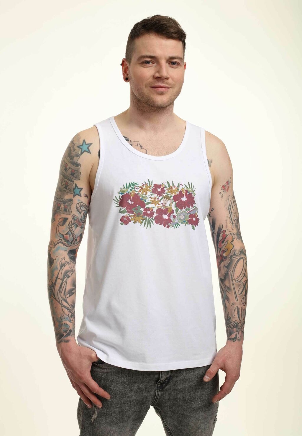 

Топ TOY STORY FLOWERS Henry Tiger, белый