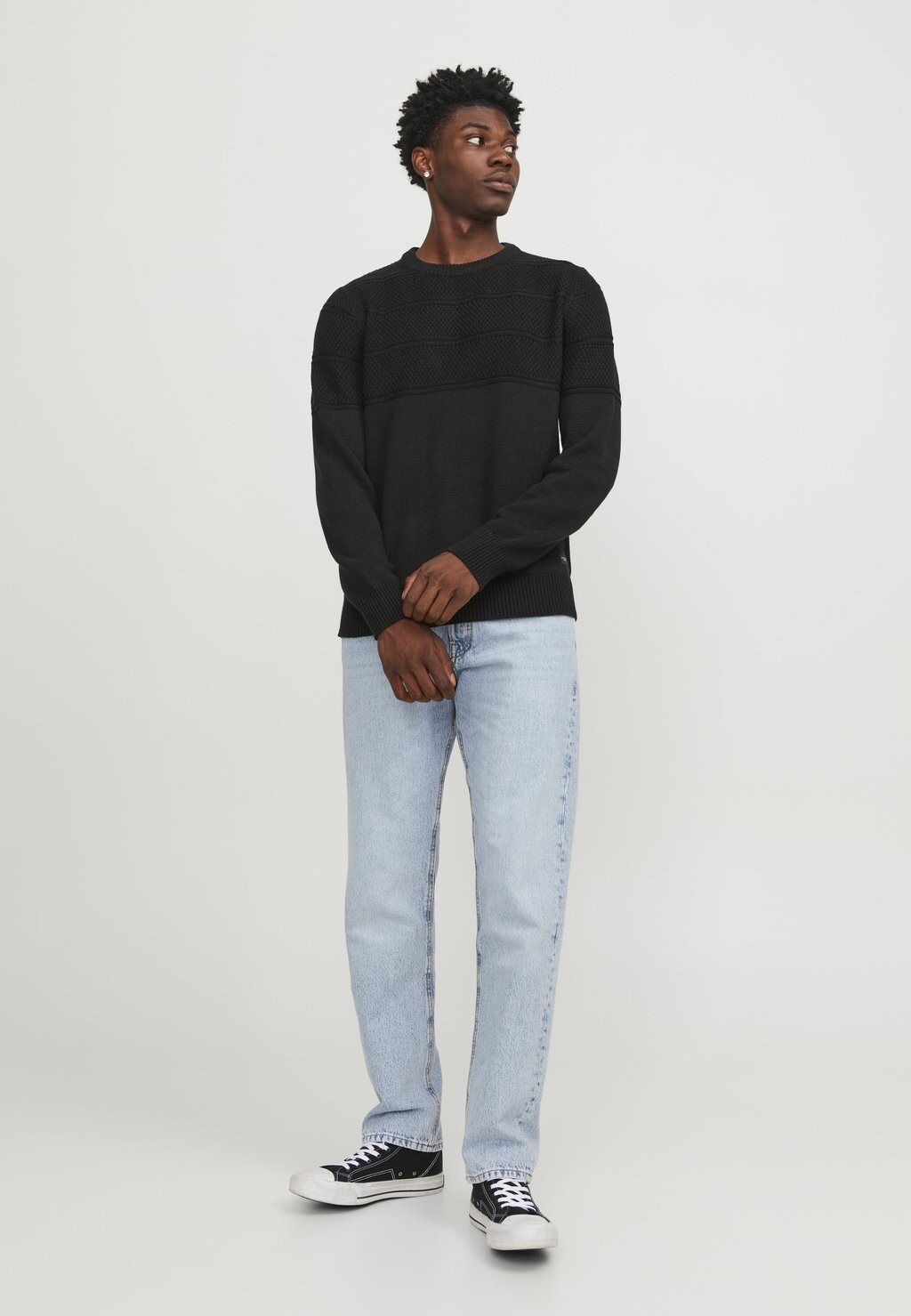

Свитер CREW NECK Jack & Jones, черный