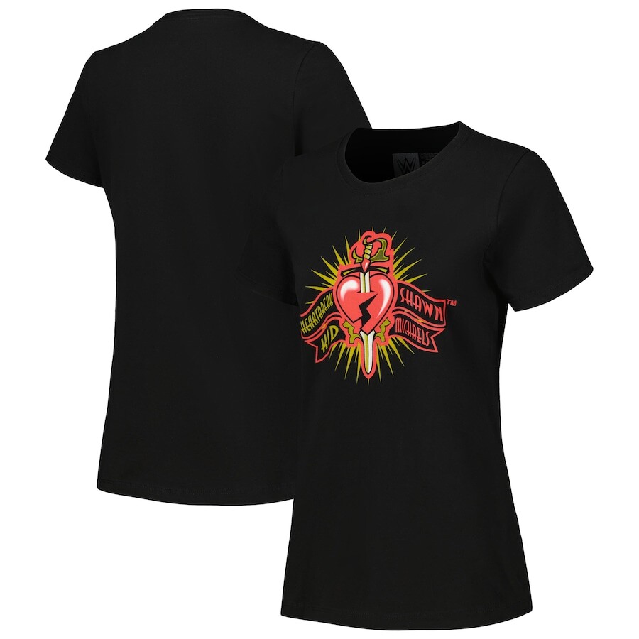 

Футболка с коротким рукавом WWE Authentic Shawn Michaels, черный
