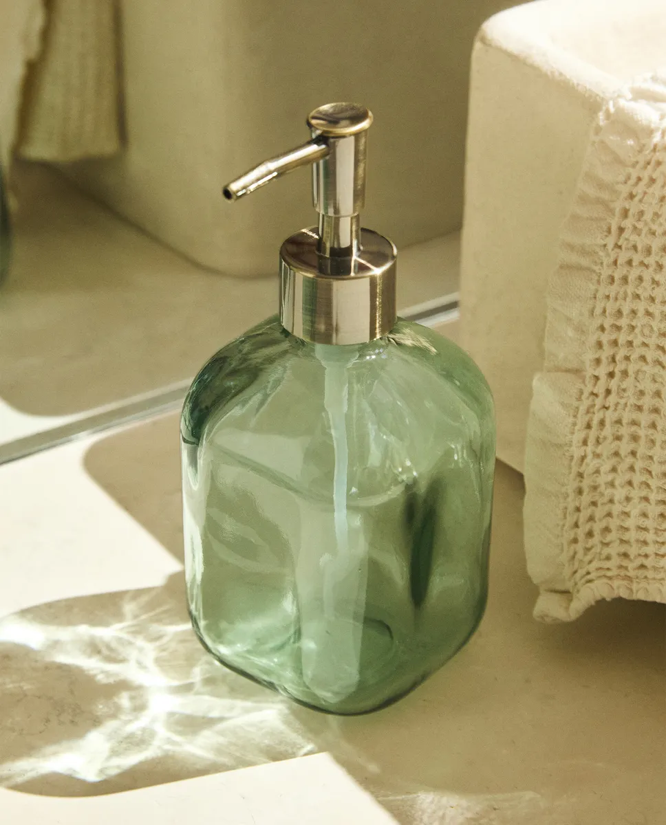 

Зеленый дозатор мыла для ванной Zara Home, зеленый