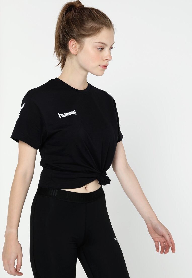 

Футболка с принтом Hummel, черный