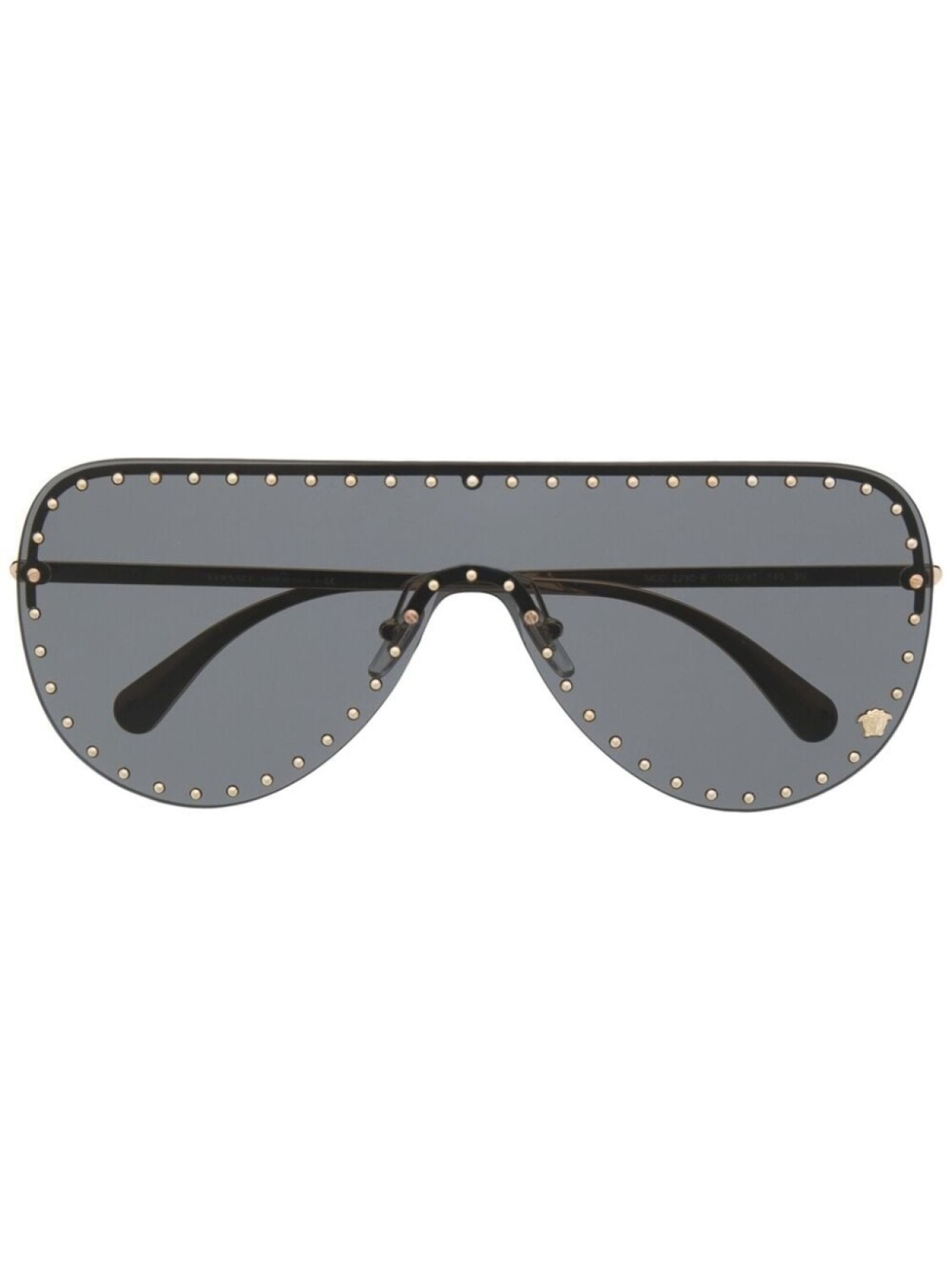 

Versace Eyewear солнцезащитные очки-авиаторы Medusa Head, черный