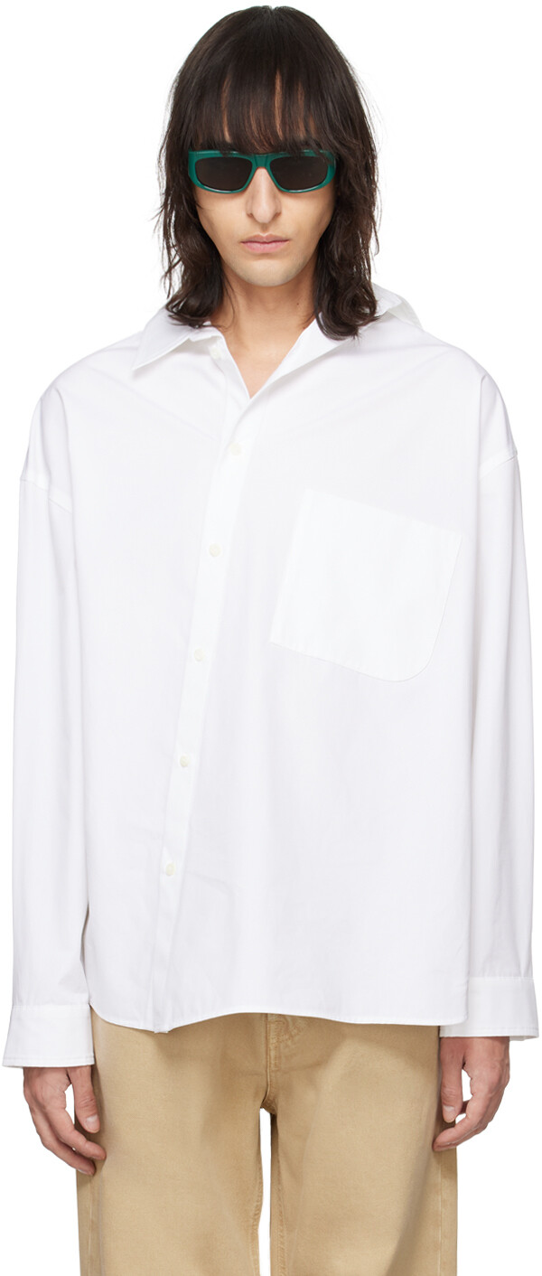 

Рубашка Les Sculptures 'La chemise Cuadro' белого цвета Jacquemus