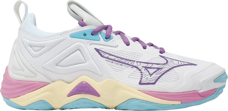 

Кроссовки Wmns Wave Momentum 3 'White Purple Blue', белый