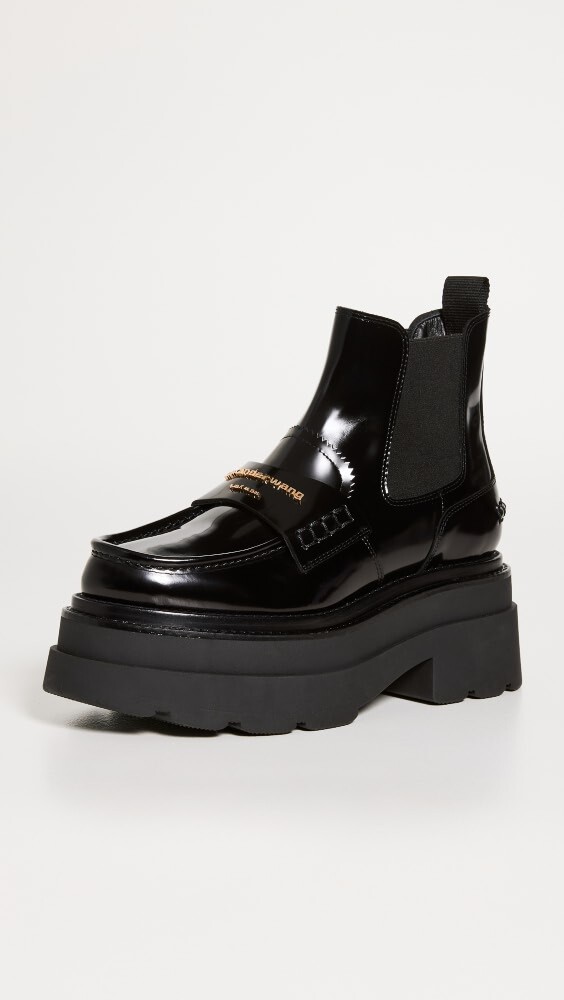 

Ботинки Alexander Wang Carter Platform Ankle, черный
