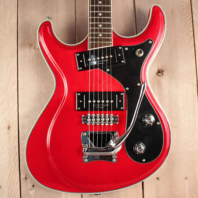 

Электрогитара Eastwood Sidejack DLX 20th LTD 2022 - Dark Cherry "Mosrite"
