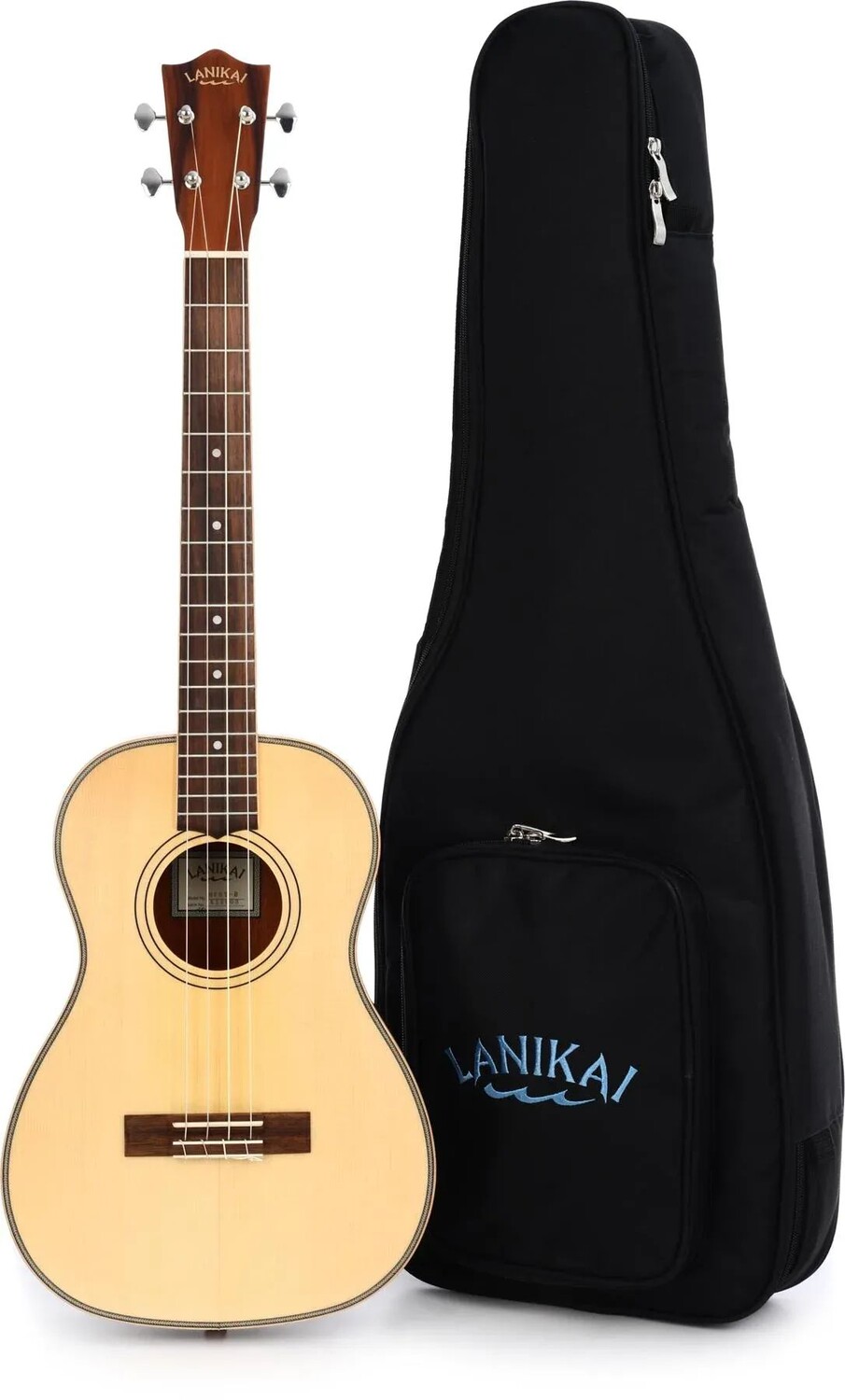 

Lanikai SPST-B Верхняя дека из ели, нижняя дека и боковые части Морадо Укулеле - Баритон