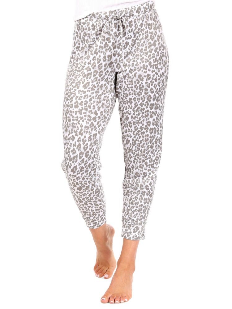 

Пижамные брюки с леопардовым принтом Tahari, цвет Grey Leopard, Коричневый