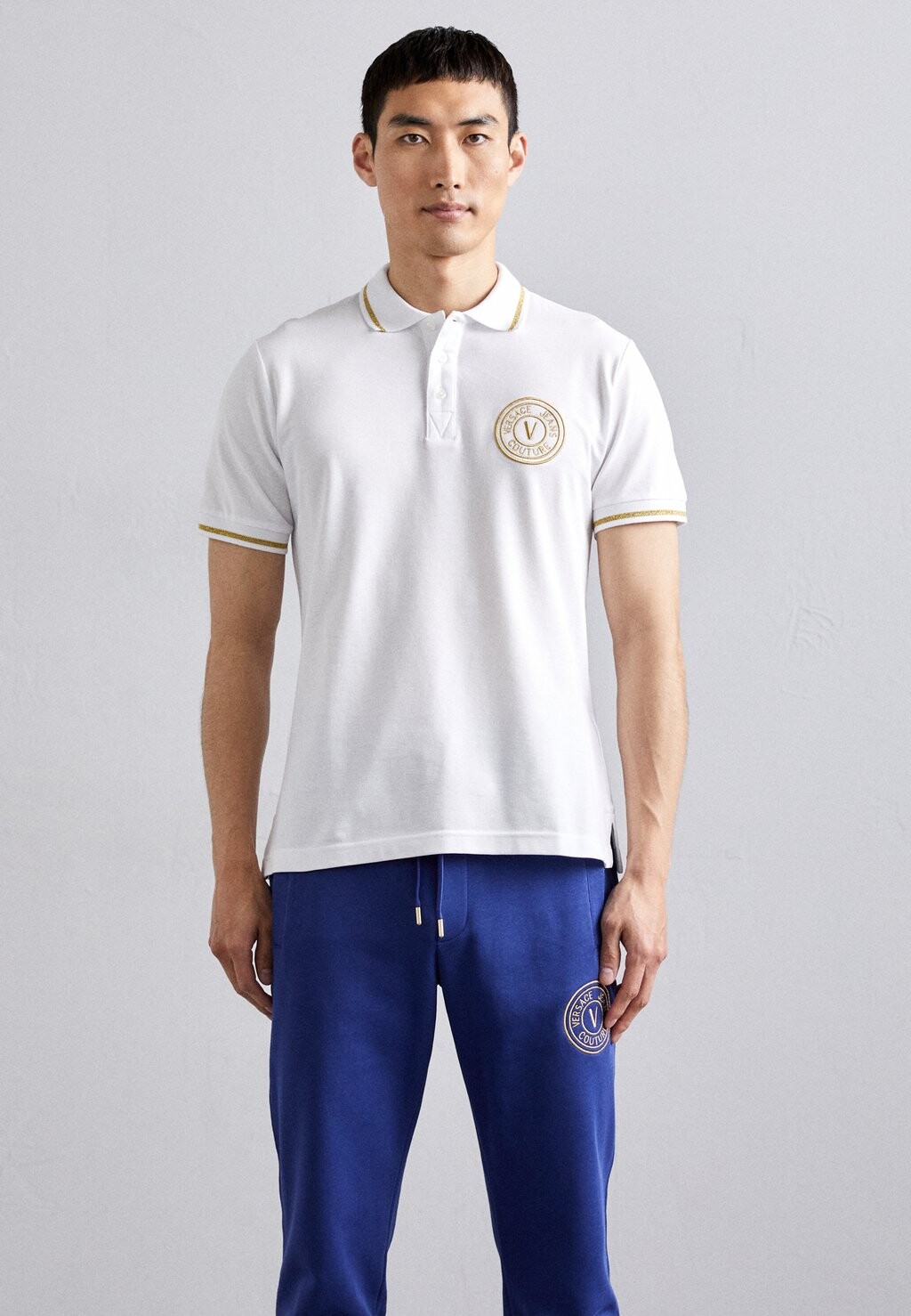 

Поло Versace, белый