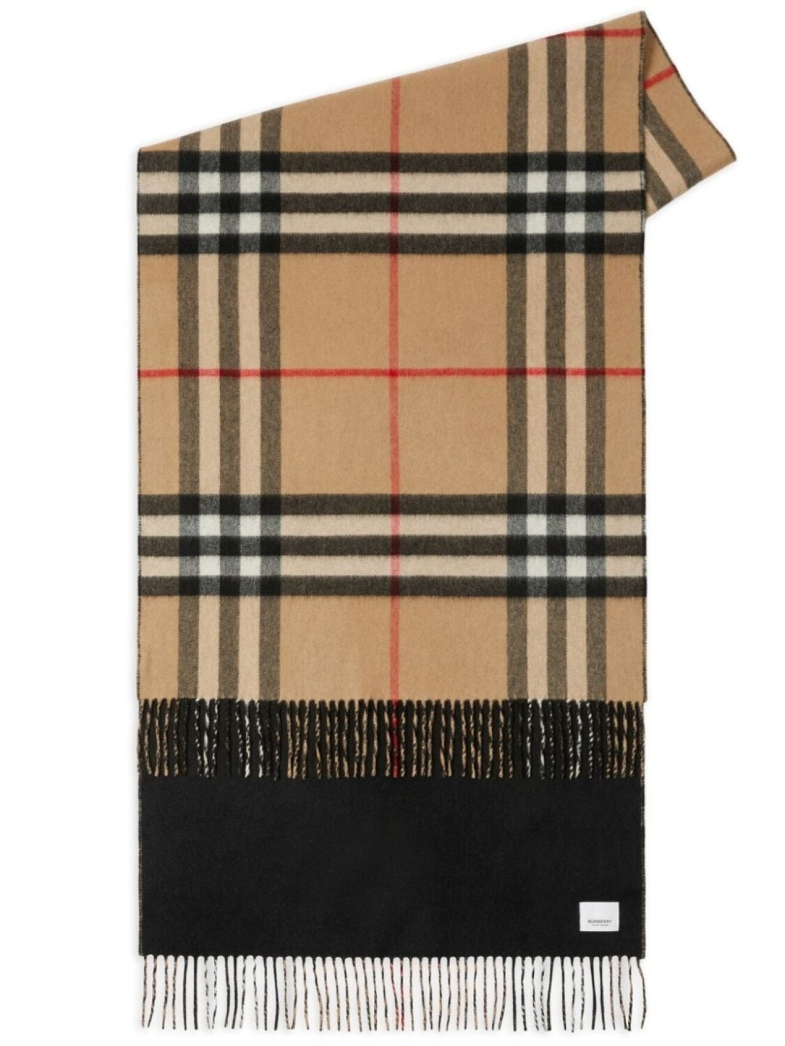 

Burberry кашемировый шарф в клетку Vintage Check, нейтральный цвет
