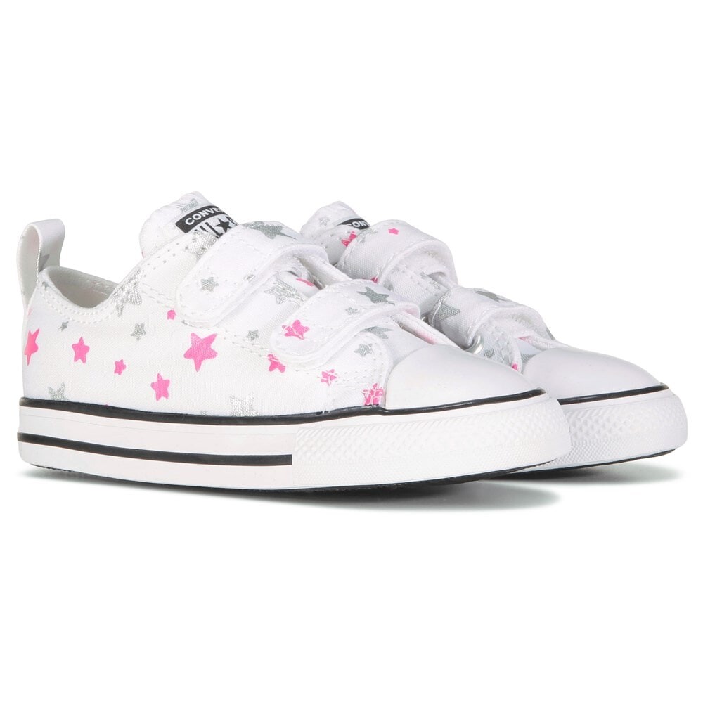 

Детские низкие кроссовки Chuck Taylor All Star 2V для малышей/малышей Converse, белый