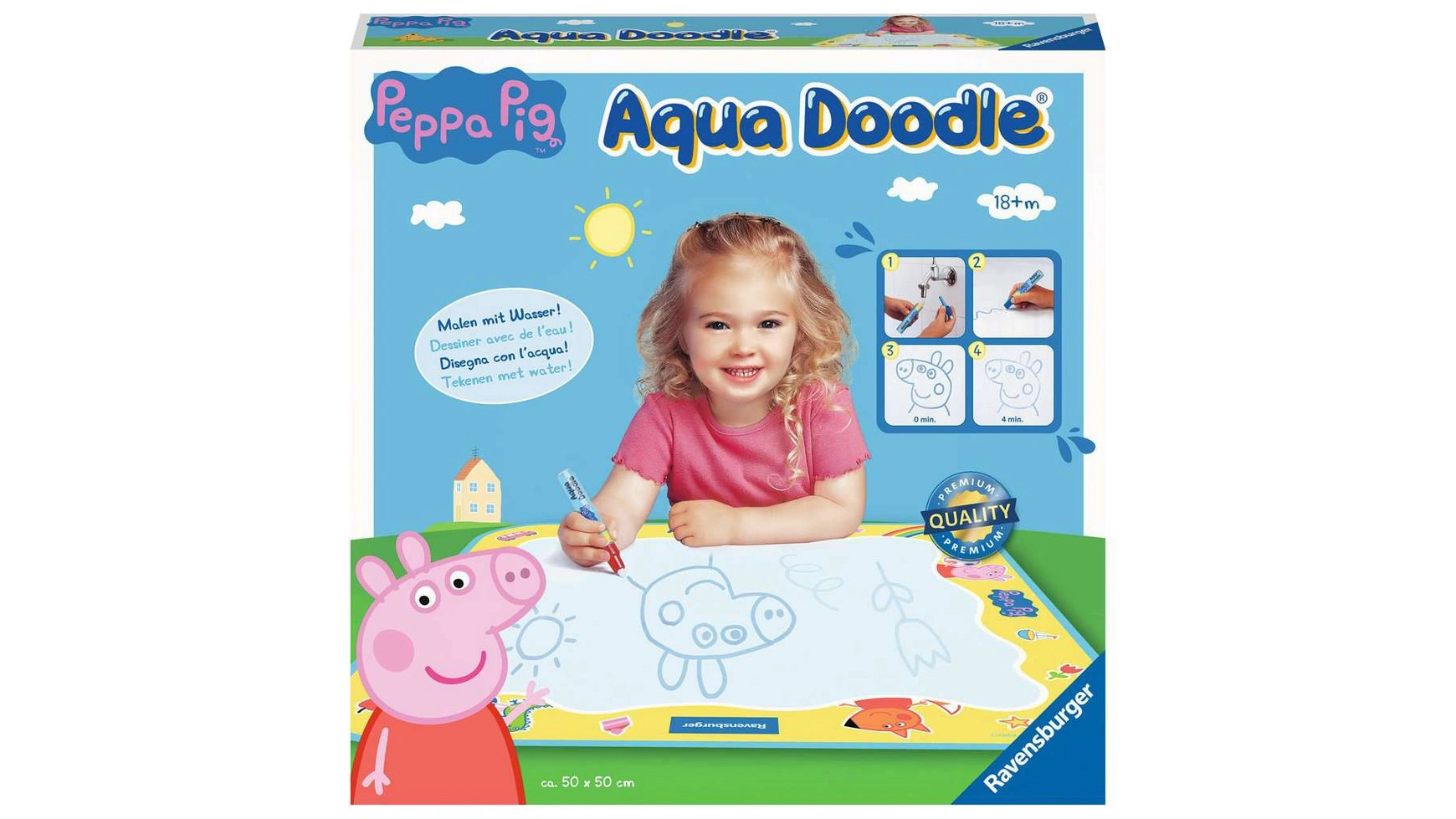 

Ravensburger Ministeps Aqua Doodle Свинка Пеппа Первая картина для детей от 18 месяцев и старше