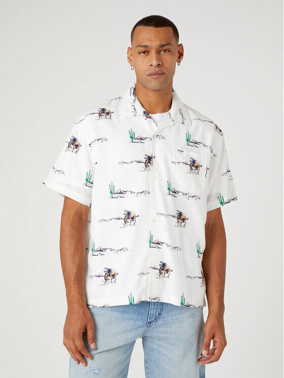 

Рубашка стандартного кроя Wrangler, белый