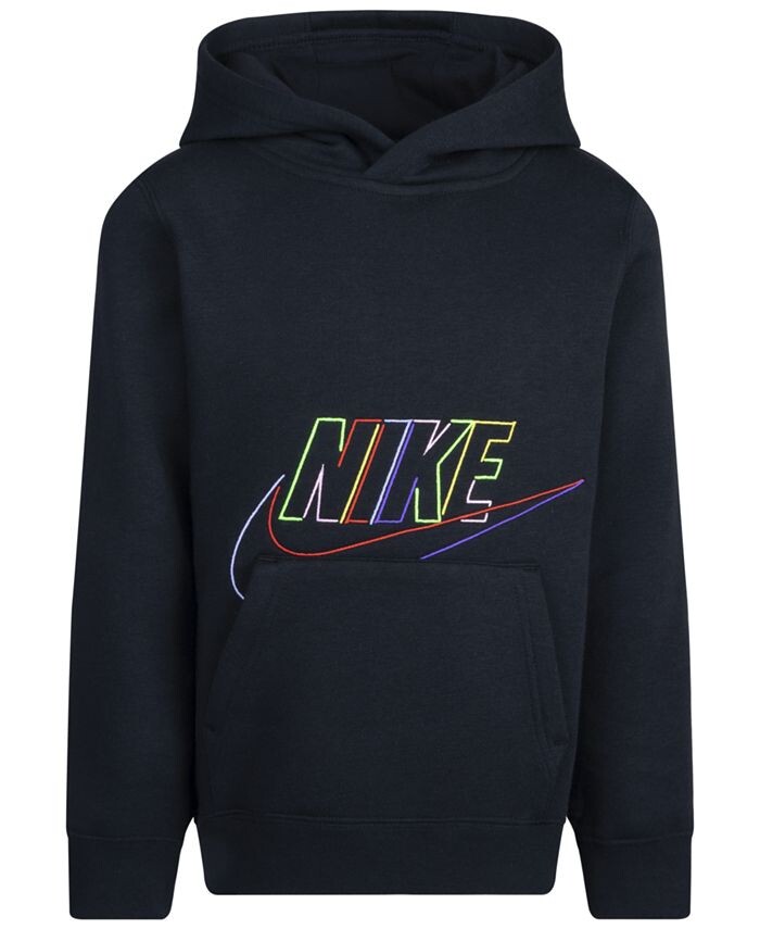 

Пуловер с капюшоном и длинными рукавами Nike, черный