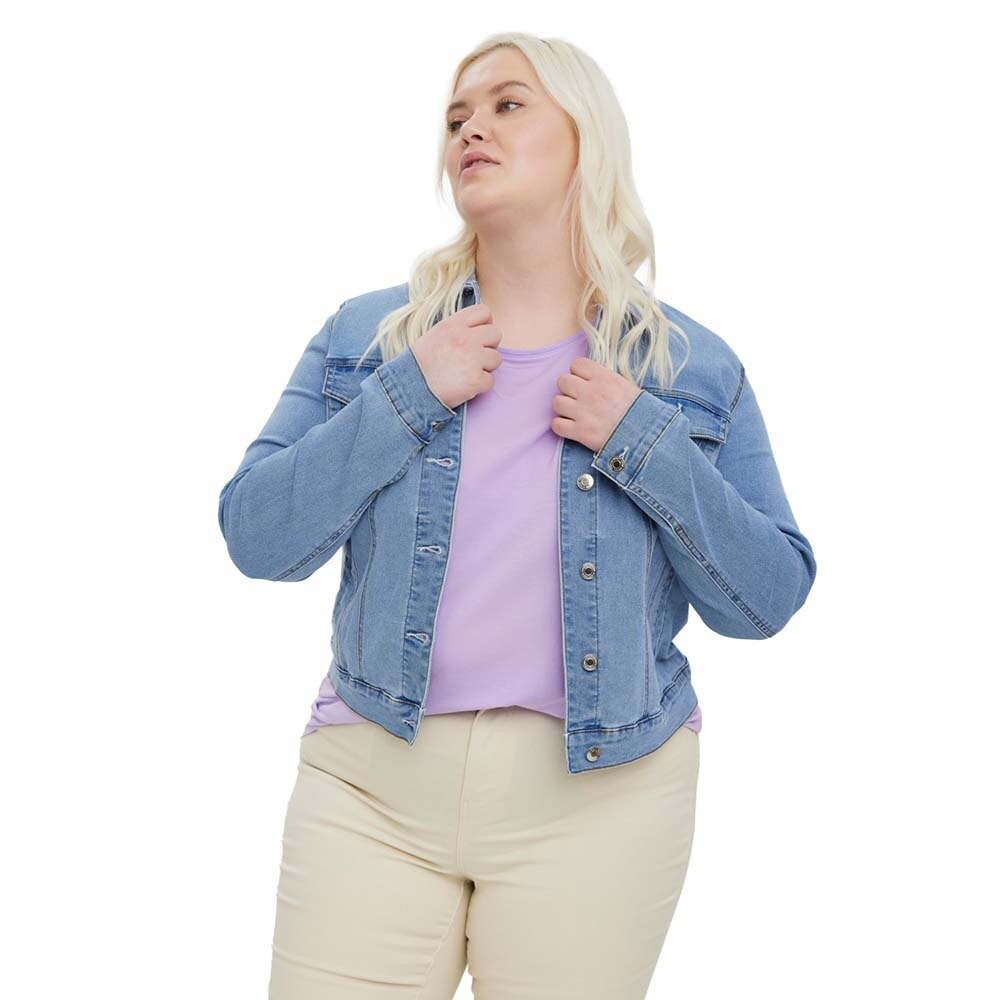

Куртка Vero Moda Curve Runa Slim Denim, синий