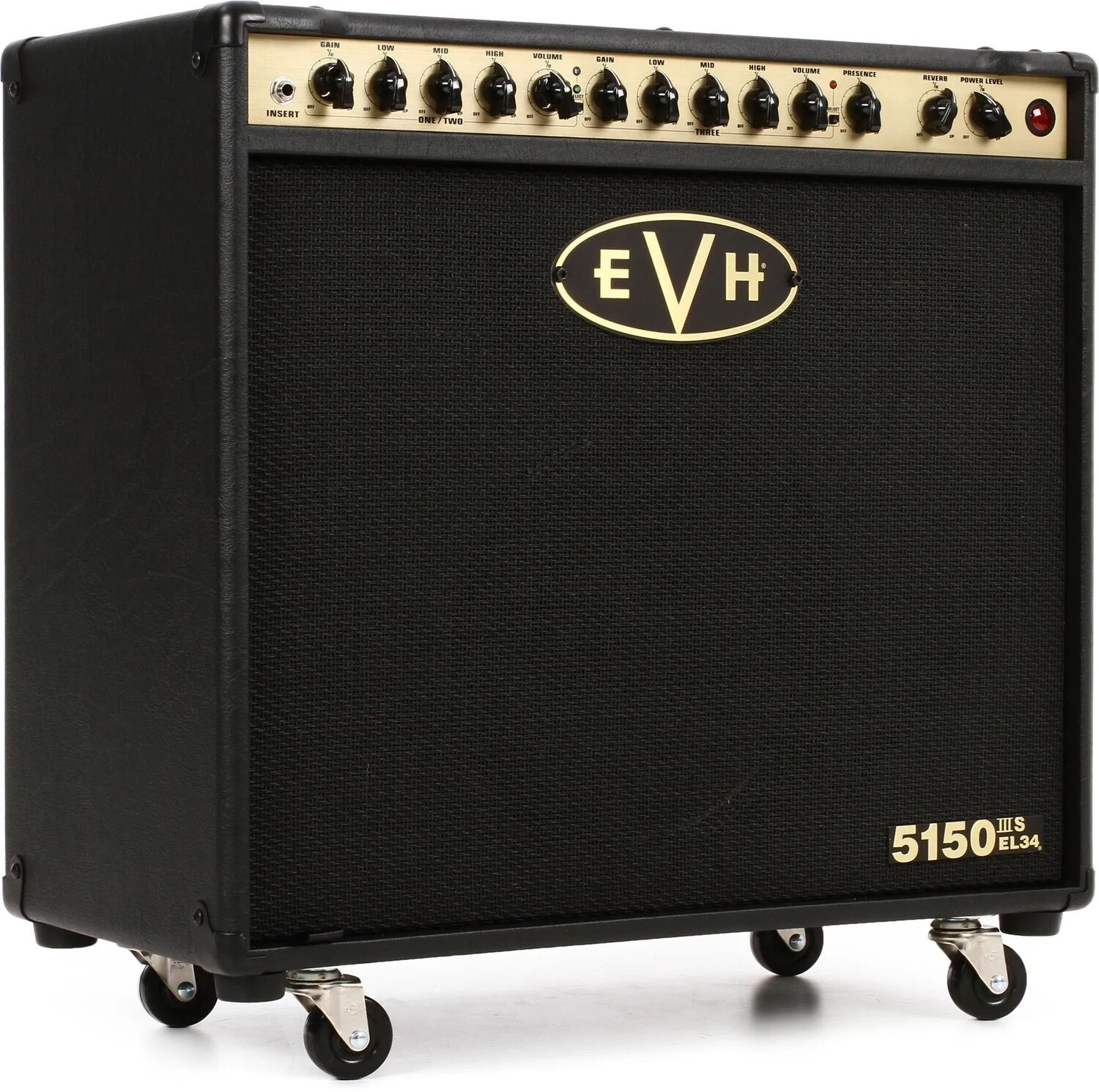 

EVH 5150III 1x12-дюймовый ламповый комбоусилитель мощностью 50 Вт с лампами EL34