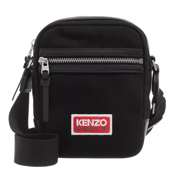 Сумка crossbody bag Kenzo, черный сумка burberry logo print nylon crossbody bag черный