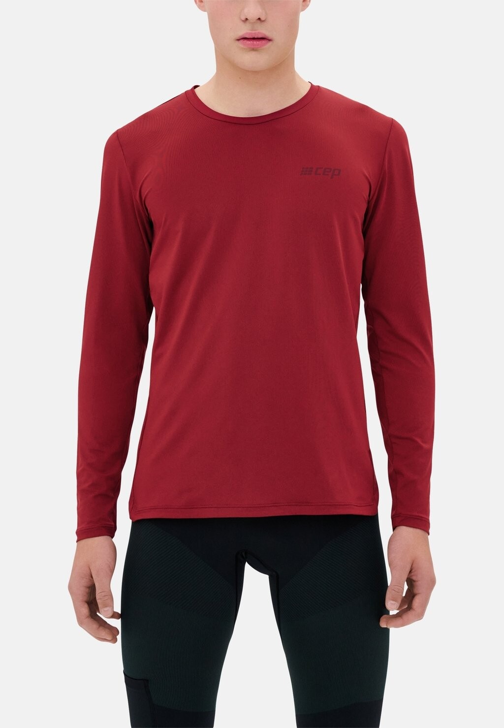 

Футболка с длинным рукавом The Run CEP, цвет dark red