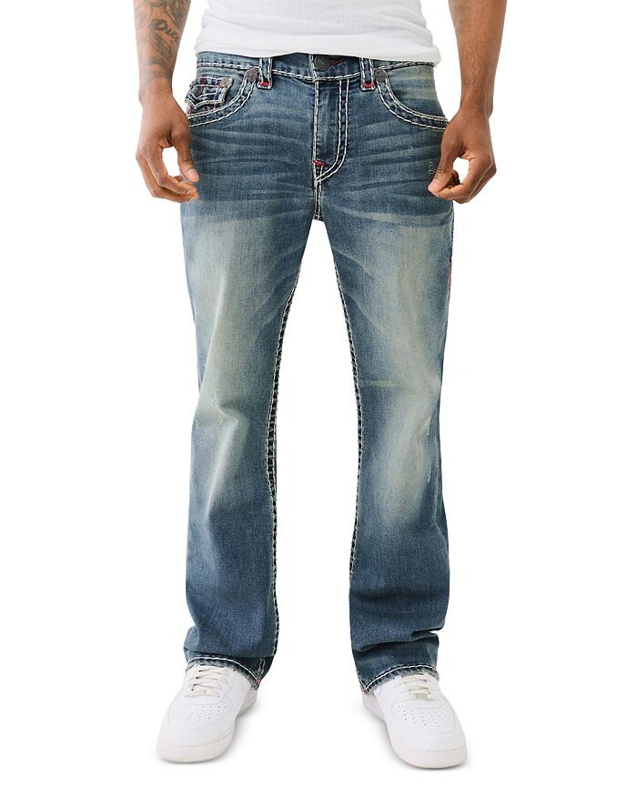 

Джинсы True Religion Billy Super T Bootcut в цвете Llano Medi, синий