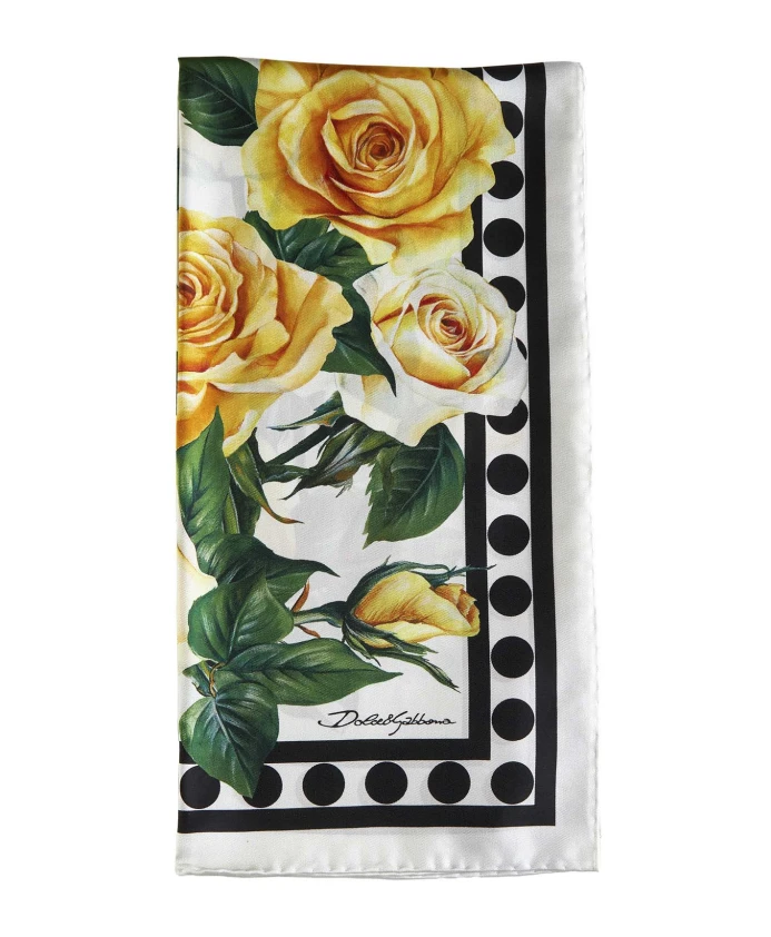 

Роскошная коллекция шелковых шарфов Dolce & Gabbana, мультиколор