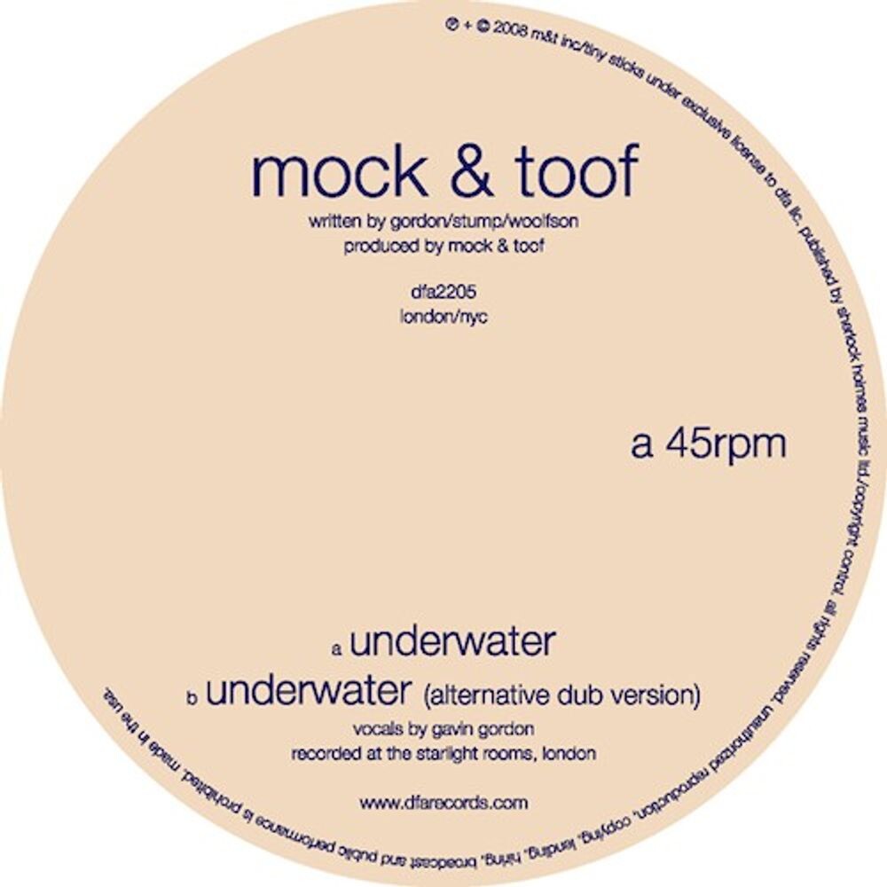 

Виниловая пластинка LP Underwater (12") - Mock & Toof