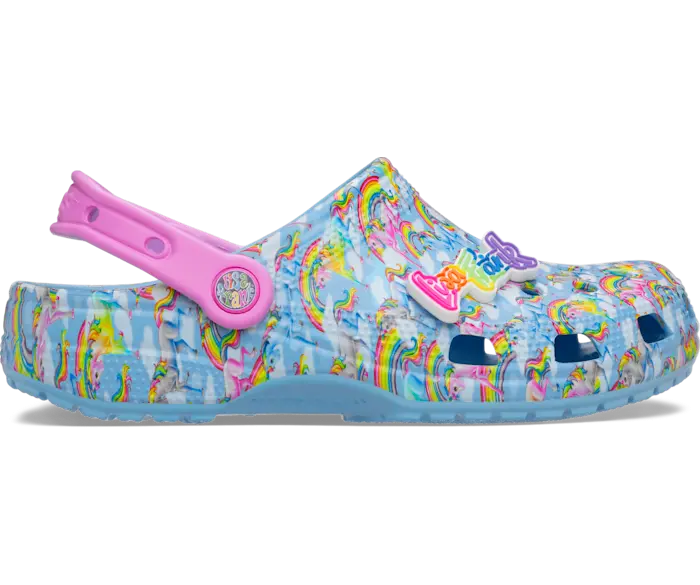 

Классические сабо с единорогом Lisa Frank 1 Crocs мужские, цвет Arctic