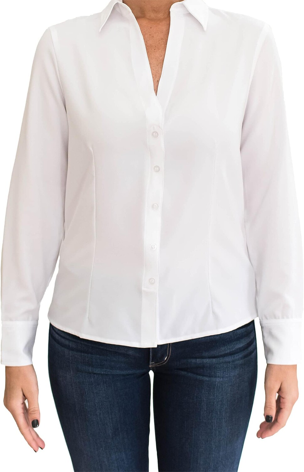 

Рубашка The Rose Adaptive Blouse Smart Adaptive Clothing, цвет White Snow