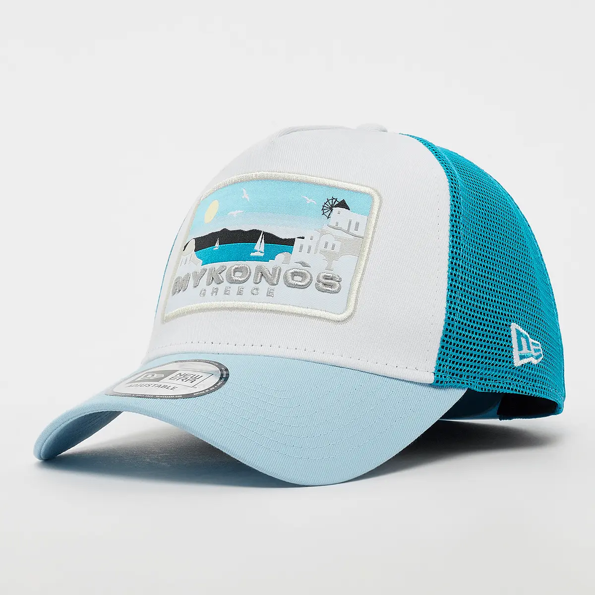 

Бейсболка New Era 9Forty NE Summer Trucker, синий/белый