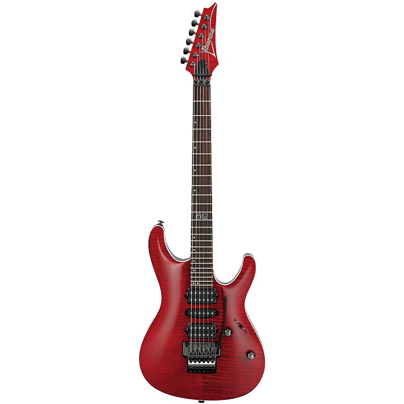 Электрогитара Ibanez KIKO100TRR Kiko Loureiro Signature Electric Guitar - Transparent Ruby Red